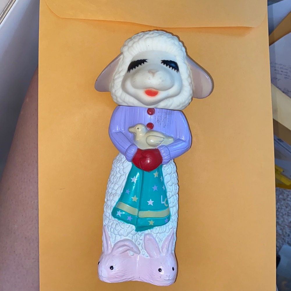 Vintage (1993) lamb chop empty bubble bottle